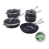 Motion Ceramic, 10-pc, Hard Anodized Ceramic Nonstick Cookware Set Ceramic Coating, small 1